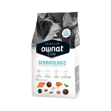 Ownat Care Dermatologic - Ração com proteína hidrolisada para cães com sensibilidade dermatológica - Salmão