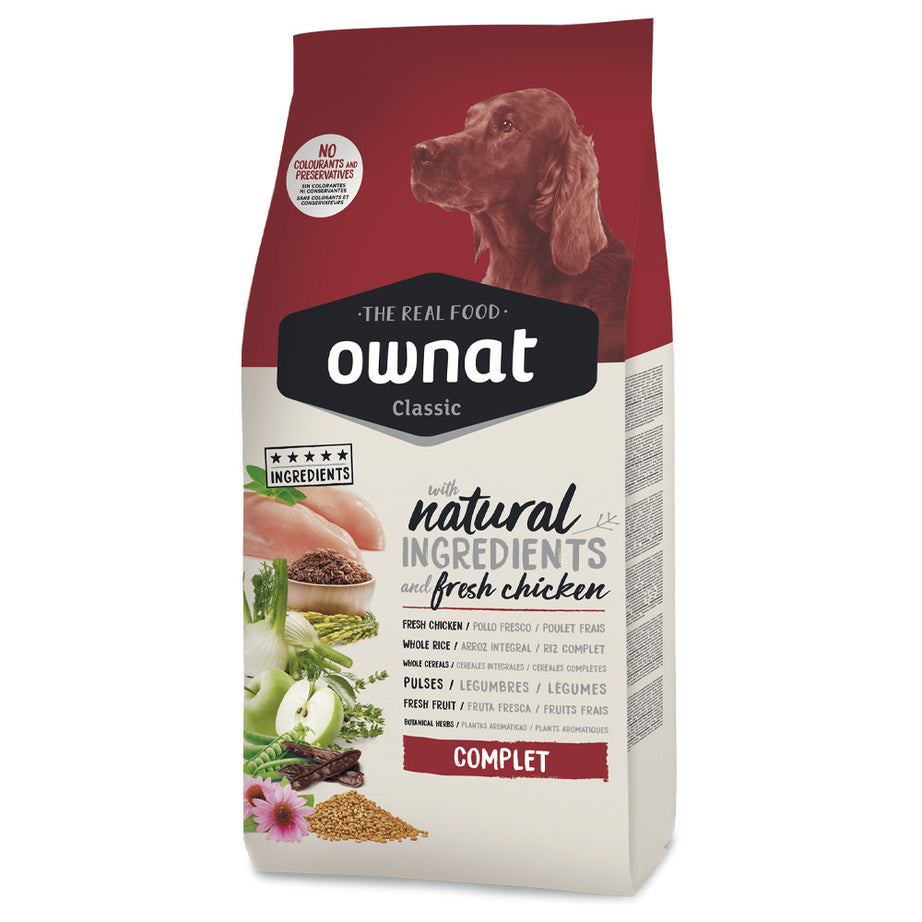 Ownat Classic Complete - Dry food for adult dogs - Chicken