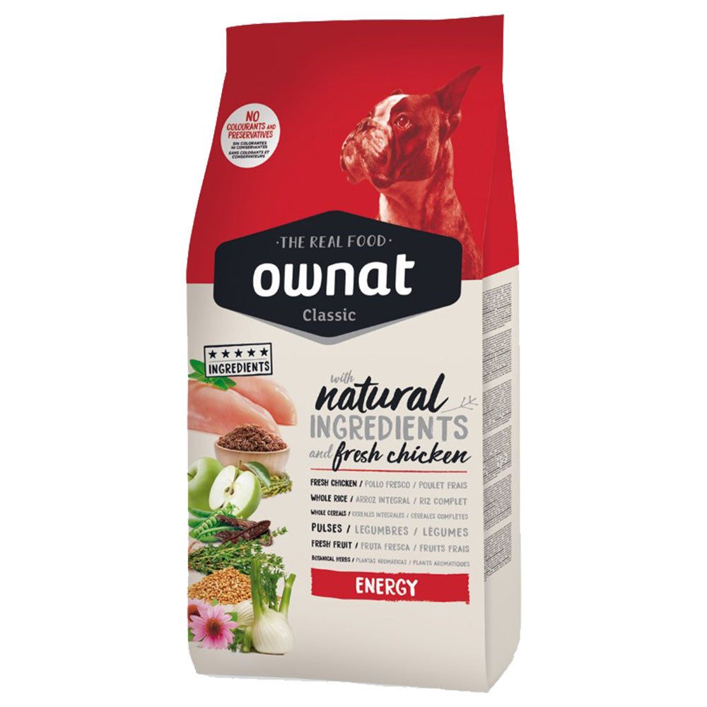Ownat Classic Energy - Dry food for very active adult dogs - Chicken