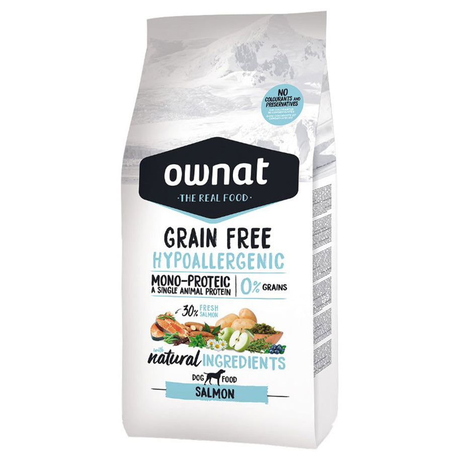 Ownat GF Hypo Salmon - Dry food for adult dogs with allergies - Salmon
