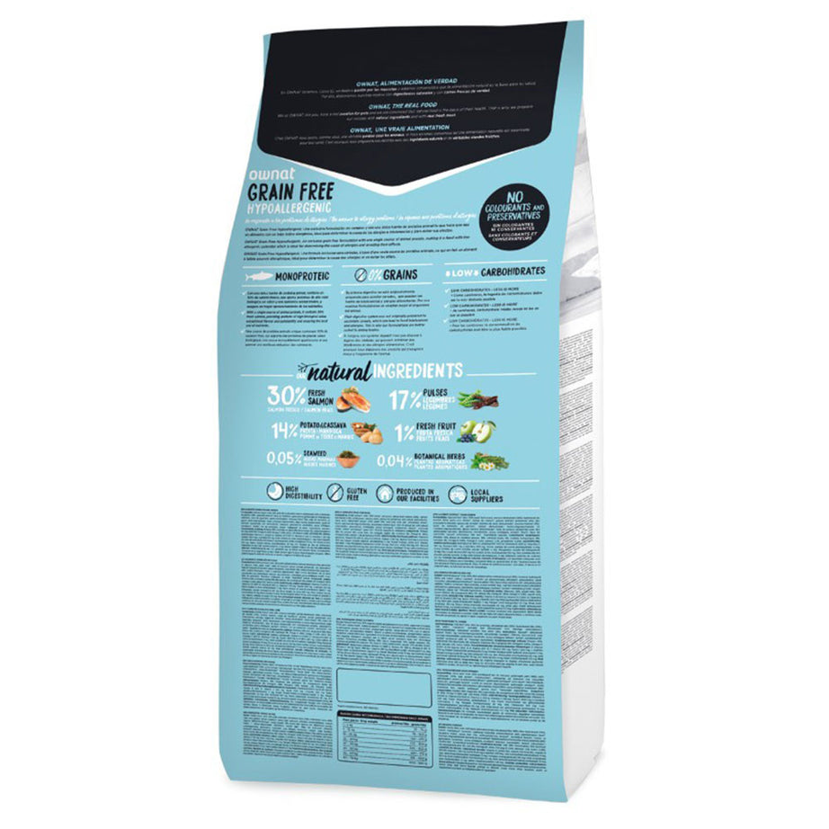 Ownat GF Hypo Salmon - Dry food for adult dogs with allergies - Salmon