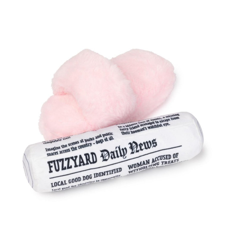 Brinquedo para Cão FuzzYard - Perfect Match - Fetch My Slippers & Paper 2Pk