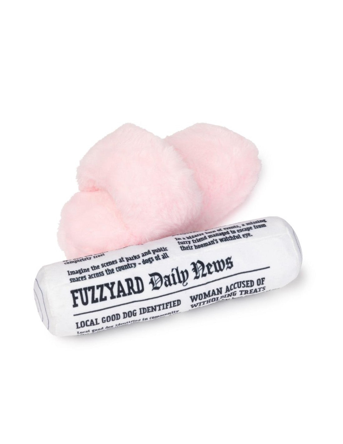 Brinquedo para Cão FuzzYard - Perfect Match - Fetch My Slippers & Paper 2Pk