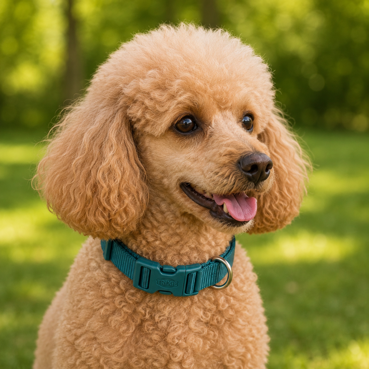 Coleira Premium Trixie para cão | Petróleo