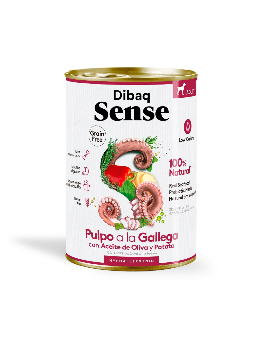 Húmido Dibaq Sense Grain Free | Polvo da Galiza