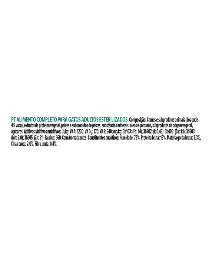 Pro Plan Cat Sterilised NutriSavour with Beef | Wet (Pouch) | 26 x 85 g