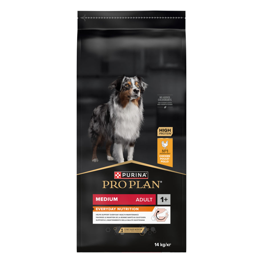 Pro Plan Everyday Nutrition Medium Adult - Ração seca para cão adulto médio - Frango