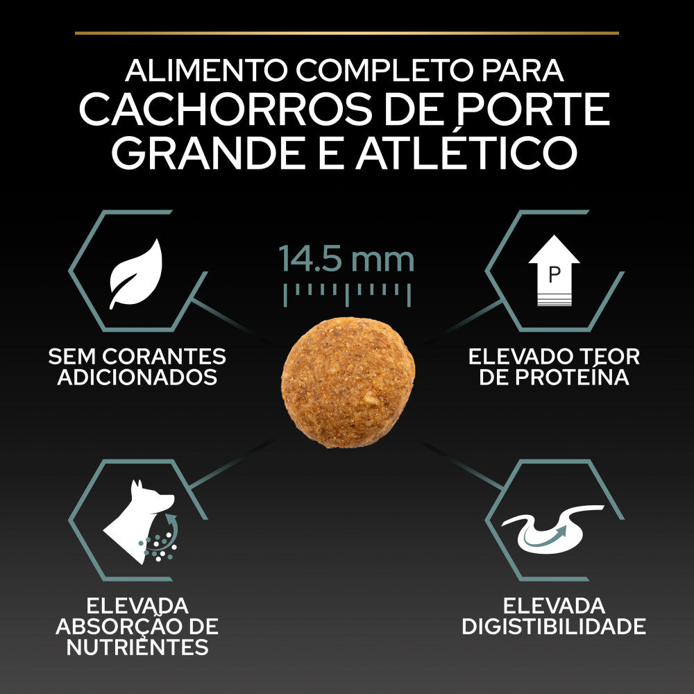 Pro Plan Sensitive Digestion Large Athletic Puppy - Ração seca para cachorro grande e atlético com sensibilidade digestiva - Borrego 12 Kg
