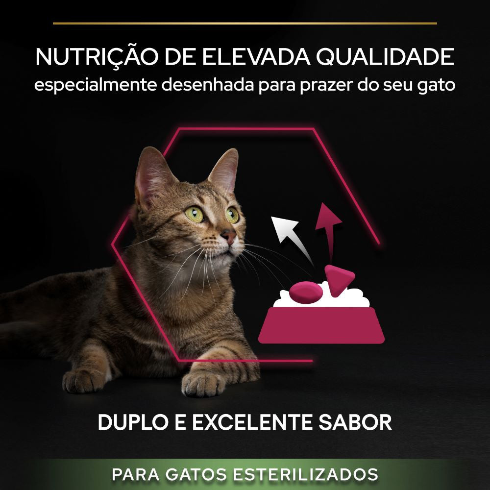 Pro Plan Cat OptiSavour Sterilised Adult Dual Flavour Duck & Liver | 1.5 kg
