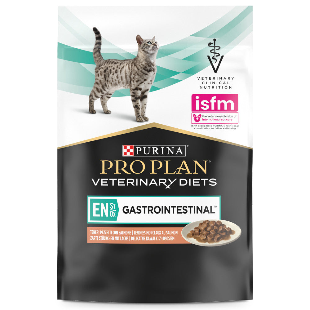 Pro Plan Veterinary Diets EN Gastrointestinal - Wet Cat Food for Digestive Disorders Salmon 85g