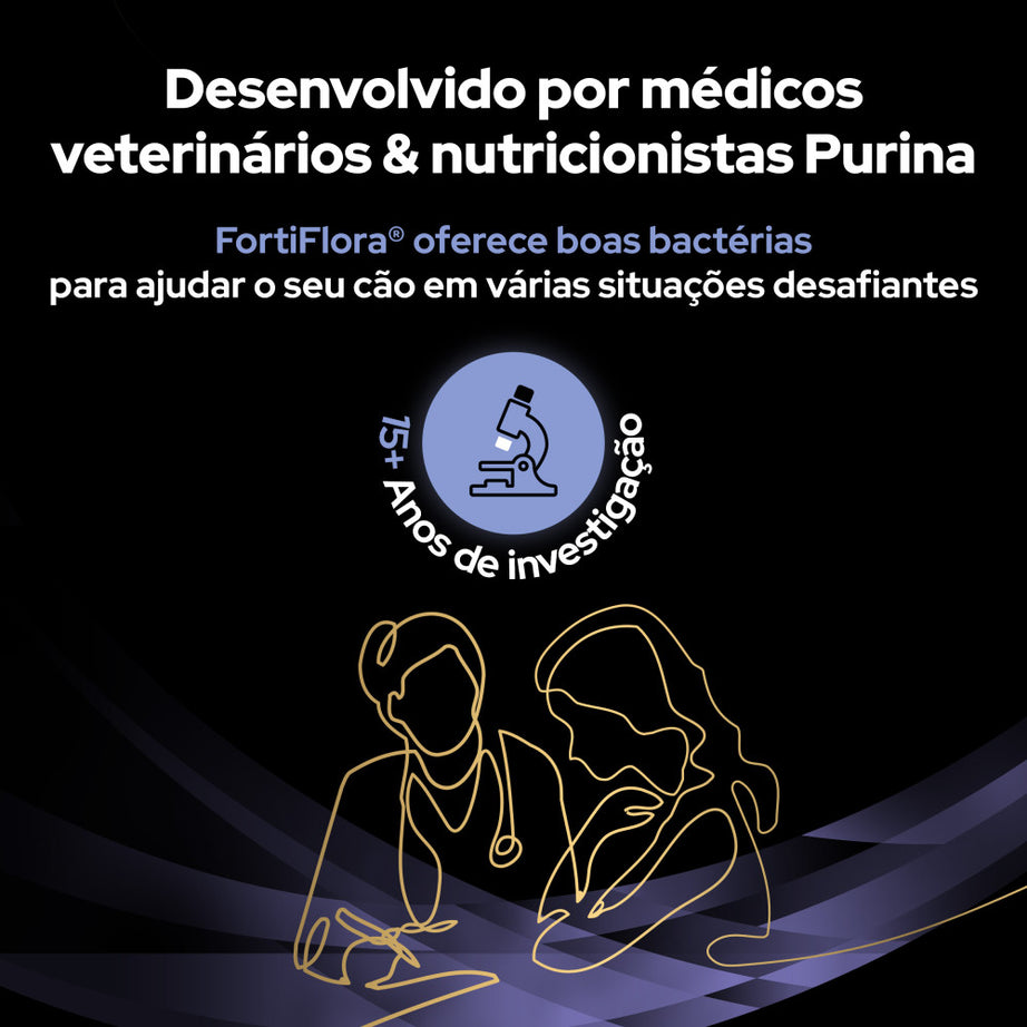 Pro Plan Dog Fortiflora | 30 saquetas de 1 g - Suplemento probiótico para cães