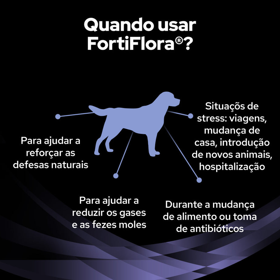 Pro Plan Dog Fortiflora | 30 saquetas de 1 g - Suplemento probiótico para cães
