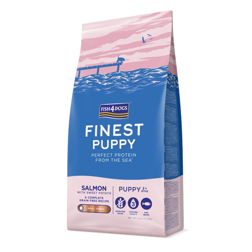 Fish4dogs Finest Dry Food Puppy Salmon | Small and Medium Breeds