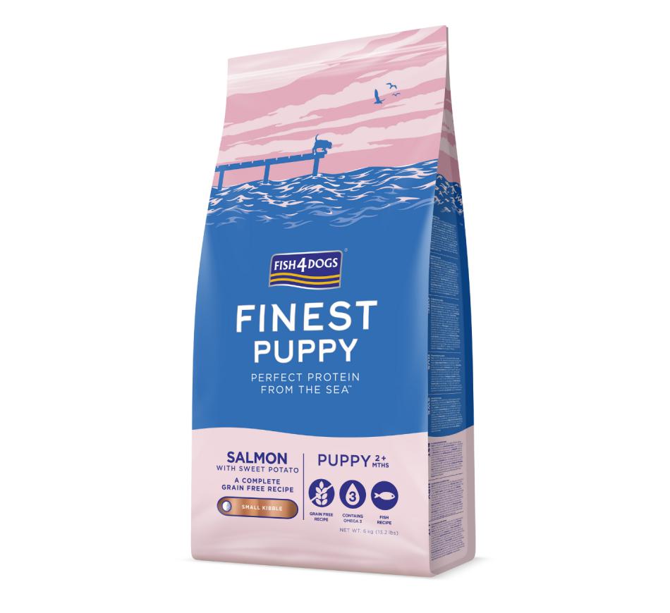 Fish4dogs Finest Dry Food Puppy Salmon | Small and Medium Breeds