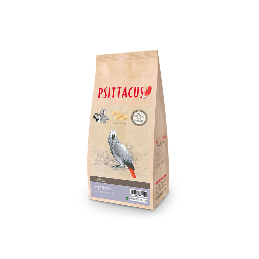 Psittacus Alimento Fórmula Alta Energia 800 g