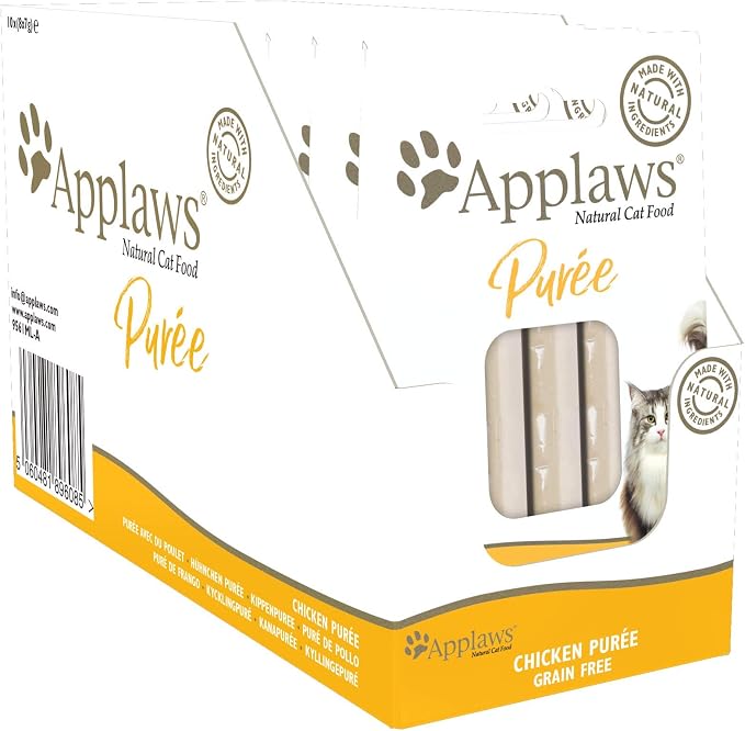 Applaws - Purée de Frango para Gatos Grain Free – 8 x 7g
