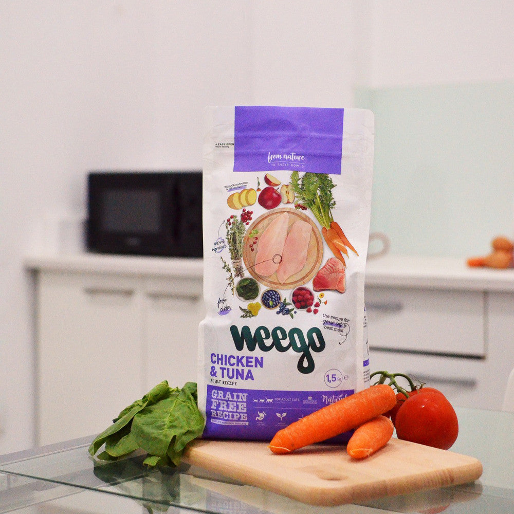 Ração para Gato Adulto Frango e Atum Weego