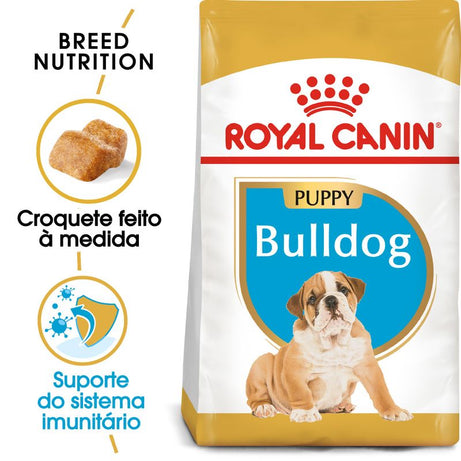 Royal Canin Bulldog Puppy | 12 Kg - Ração seca para cachorro da raça Bulldog