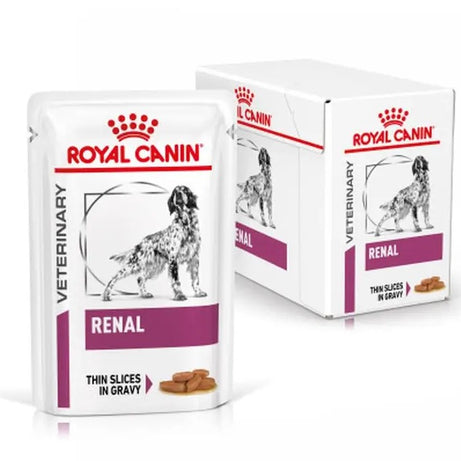 Royal Canin® Veterinary Renal – Alimento Húmido para Cães Adultos com Insuficiência Renal Crónica (Fatias Finas em Molho)