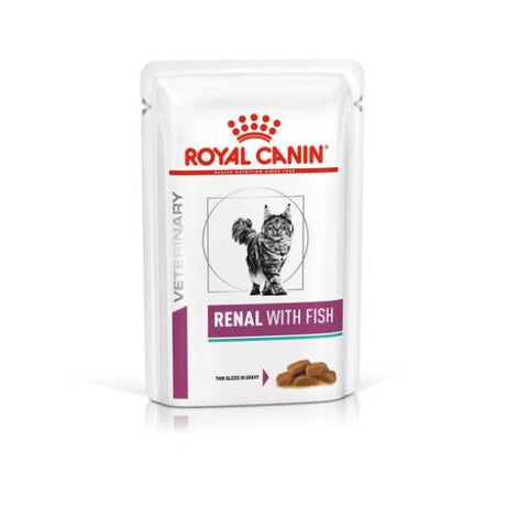 Royal Canin® Veterinary Renal with Fish – Alimento Húmido para Gatos Adultos com Insuficiência Renal Crónica