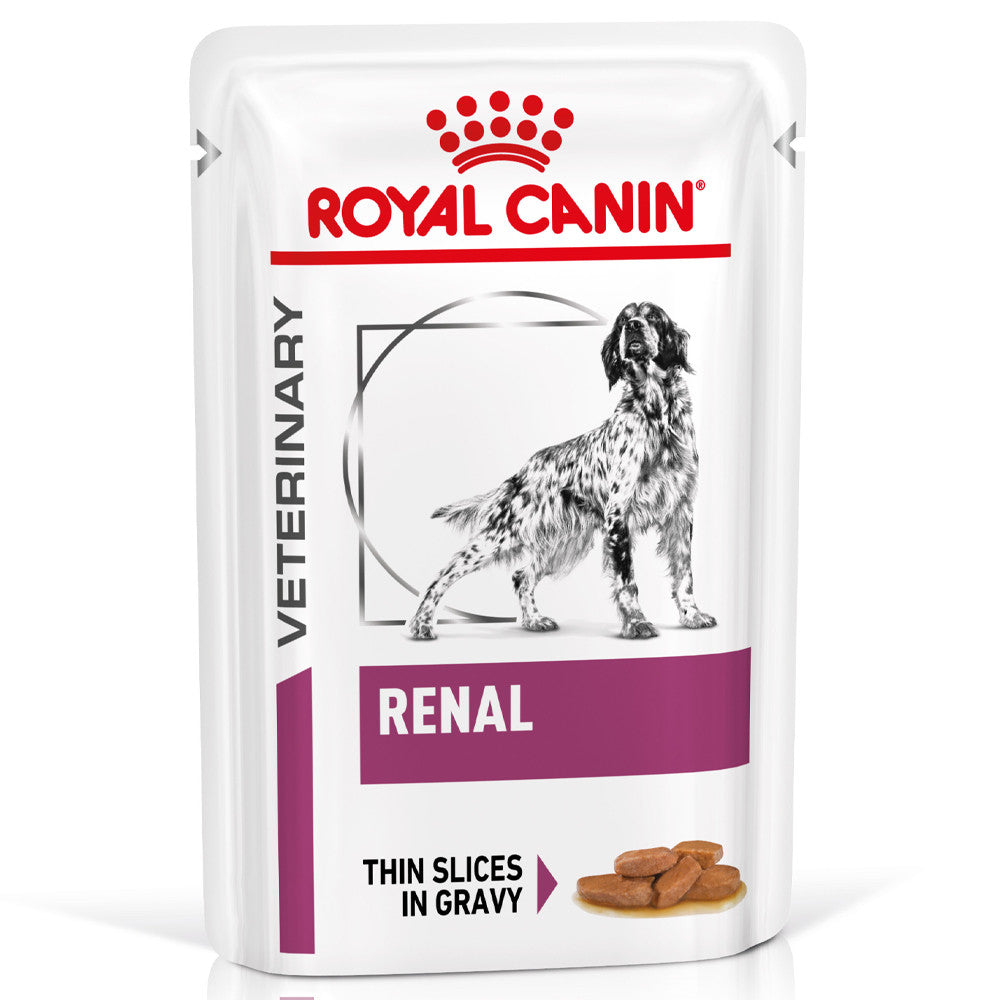 Royal Canin® Veterinary Renal – Alimento Húmido para Cães Adultos com Insuficiência Renal Crónica (Fatias Finas em Molho)