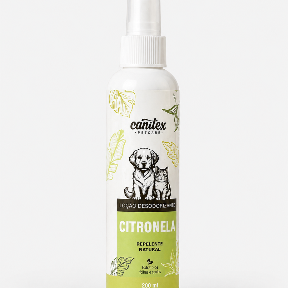 Canitex - Loção Citronela - Protetor contra Insetos para cão e gato