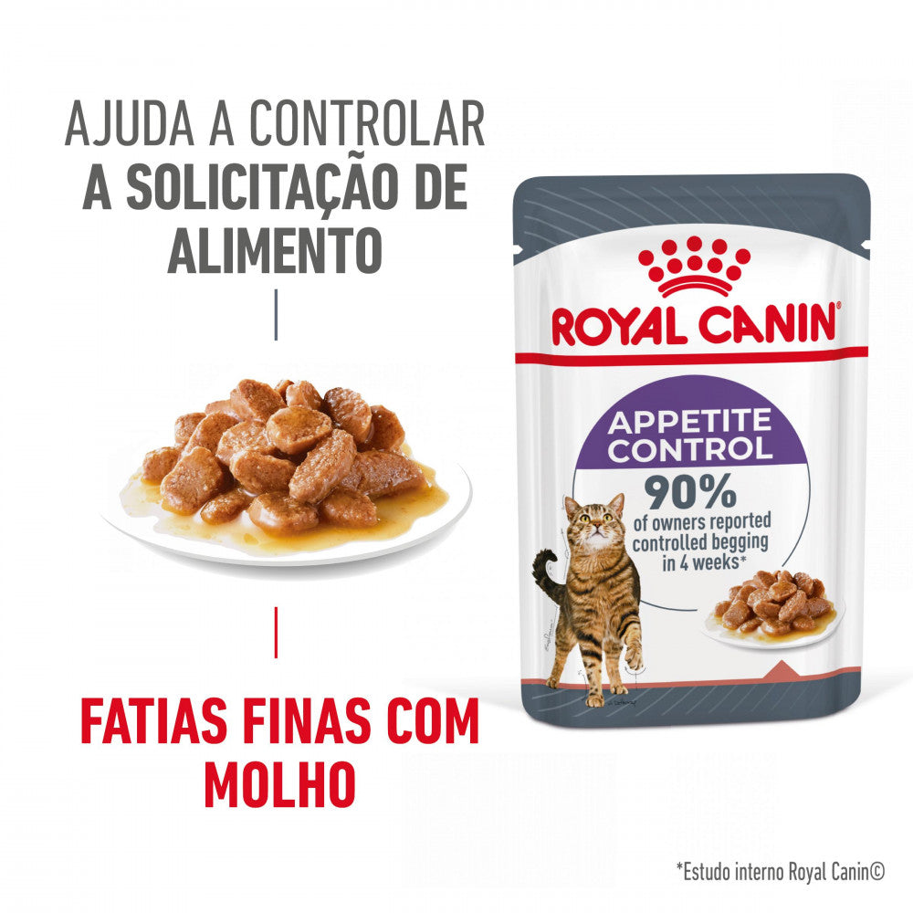 Royal Canin Cat Appetite Control Sterilised in Gravy | Wet (Pouch) | 12 x 85 g
