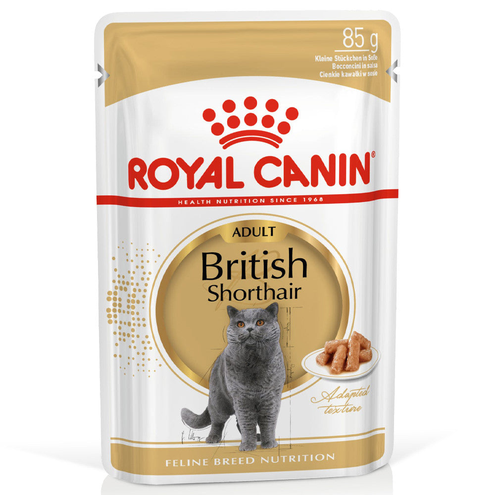 Royal Canin Cat British Shorthair Adult | Wet (Pouch) | 12 x 85 g