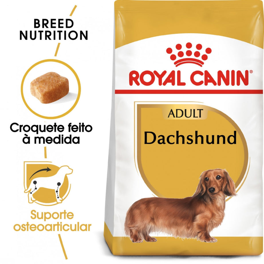 Royal Canin Dog Dachshund Adult - Ração seca para cão adulto da raça Dachshund/Teckel