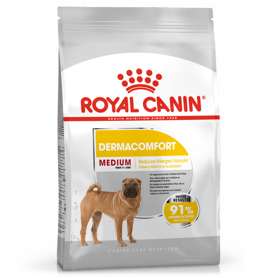 Royal Canin Dog Medium Dermacomfort - Ração seca para cão adulto de porte médio com pele sensível