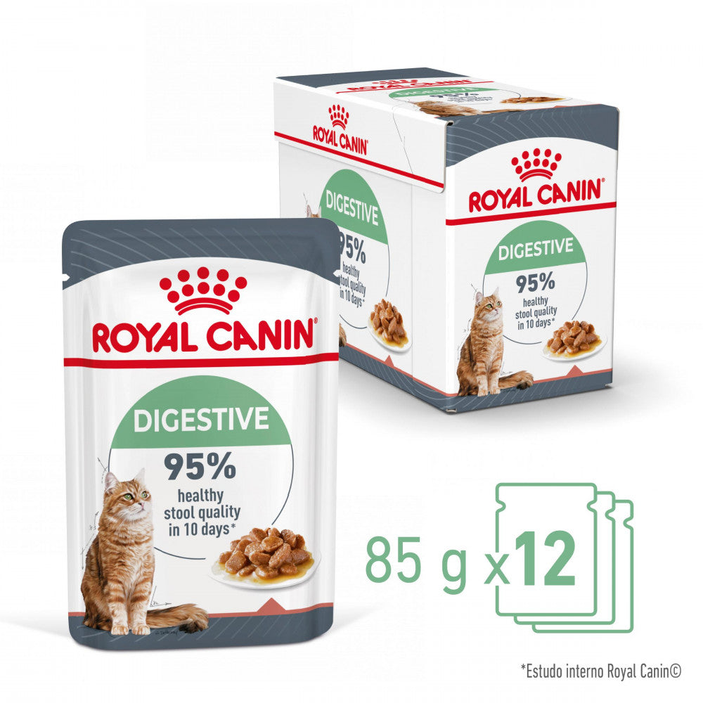 Royal Canin Cat Digest Sensitive in Gravy | Wet (Pouch) | 12 x 85 g