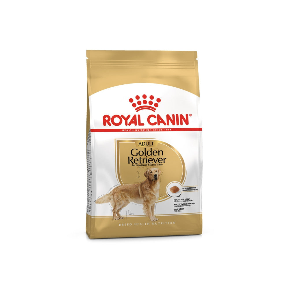 Royal Canin Dog Golden Retriever Adult | 12 Kg - Ração seca para cão adulto da raça Golden Retriever