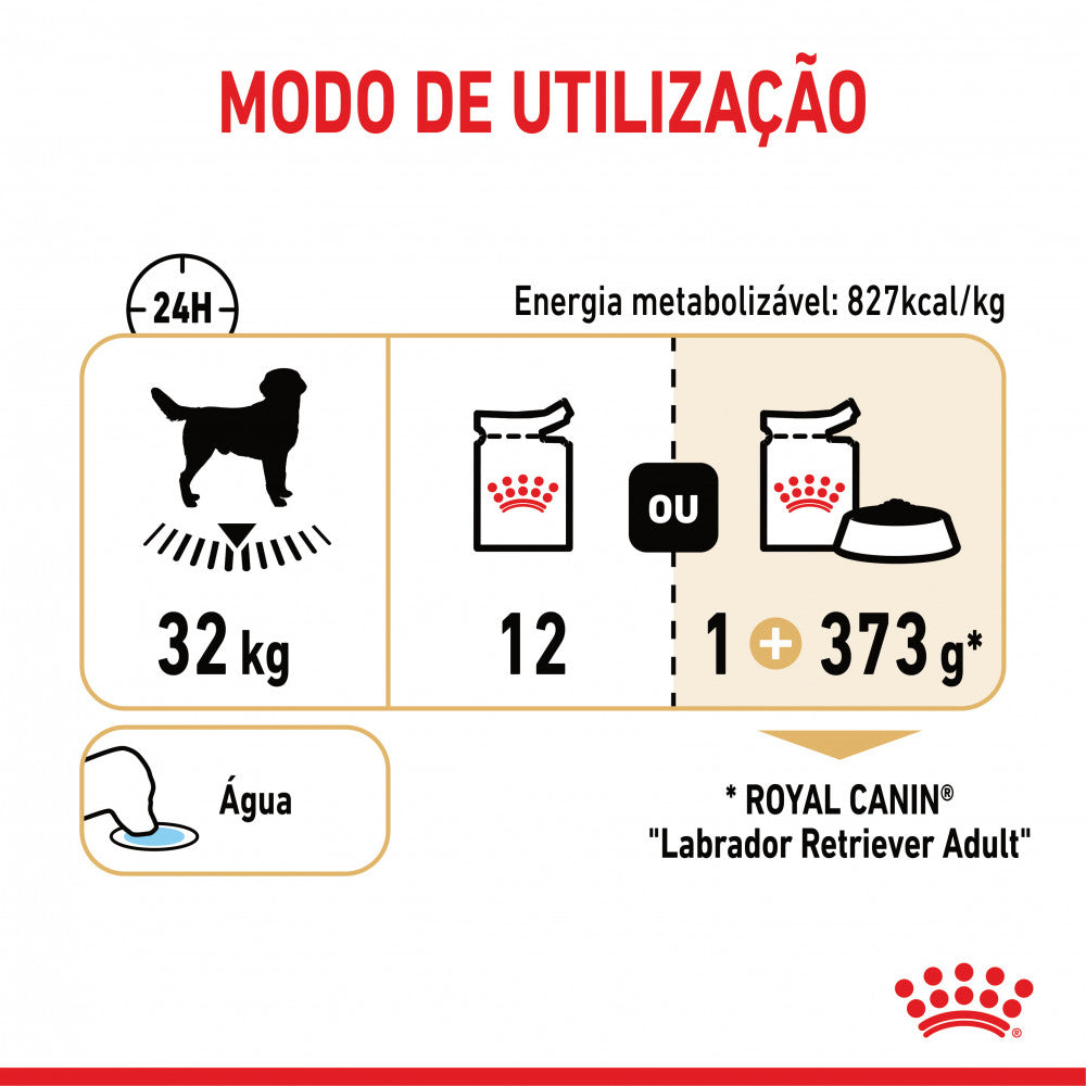 Royal Canin Dog Labrador Retriever Adult | Wet (pouch) | 10 x 140 g