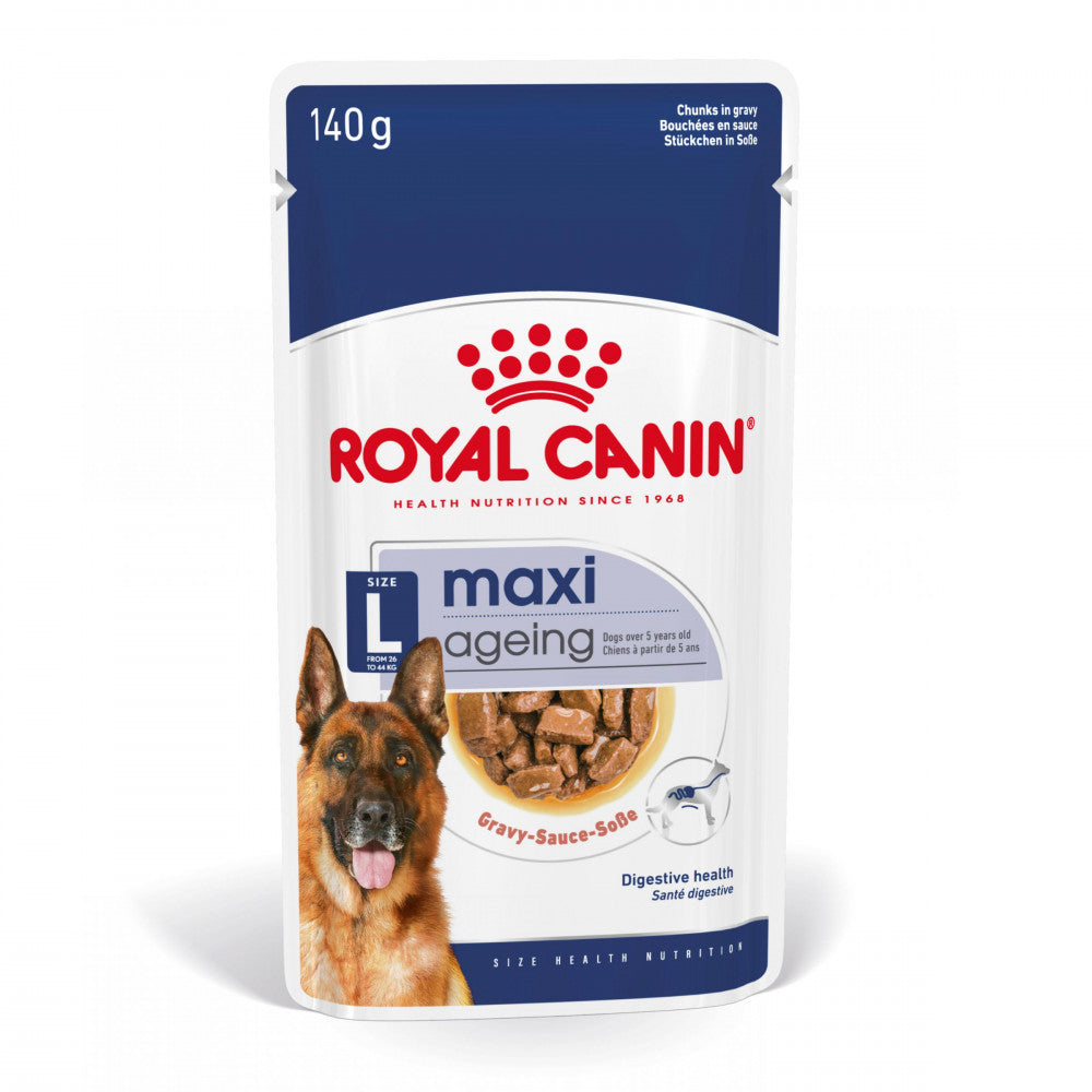 Royal Canin Dog Maxi Ageing 8+ | Wet (Pouch) | 10 x 140 g