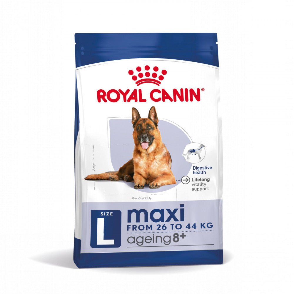 Royal Canin Dog Maxi Ageing 8 + | 15 Kg - Ração seca para cão Sénior de porte grande com 8+