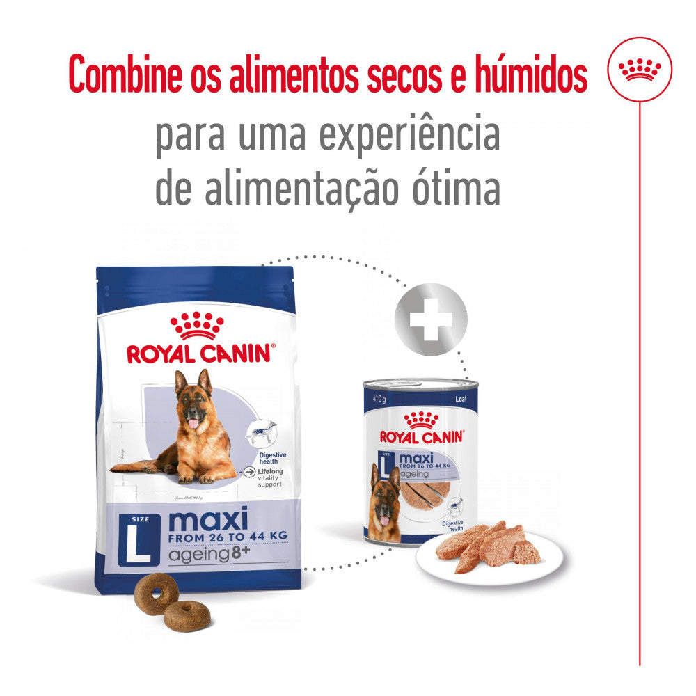 Royal Canin Dog Maxi Ageing 8 + | 15 Kg - Ração seca para cão Sénior de porte grande com 8+