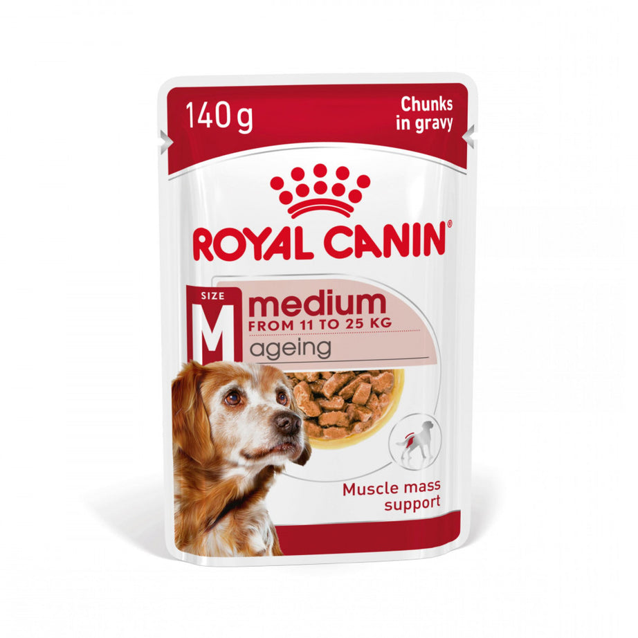 Royal Canin Dog Medium Ageing 10+ | Wet (Pouch) | 10 x 140 g