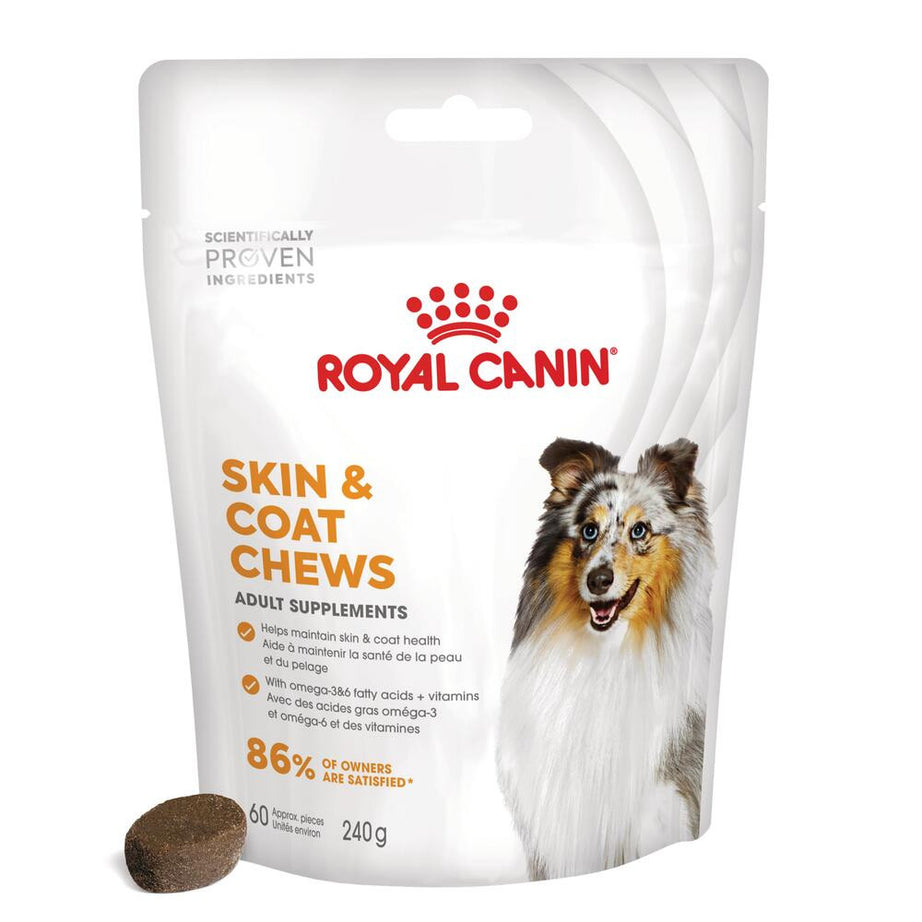 Royal Canin Skin & Coat Chews - Supplement for dogs with sensitive skin 240g