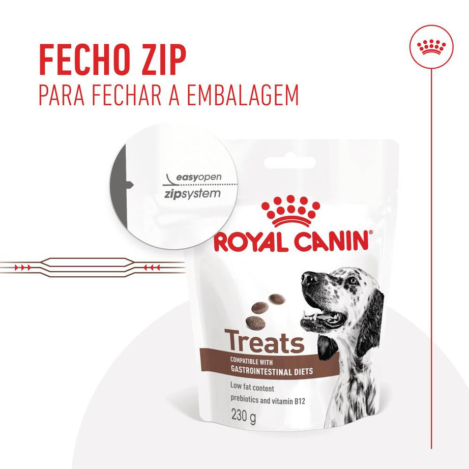 Royal Canin VET Treats Gastrointestinal - Snacks para cão com problemas digestivos 230g