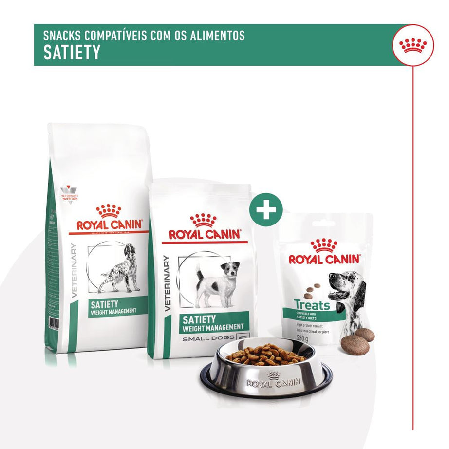 Royal Canin VET Treats Satiety - Snacks para cão adulto com excesso de peso 230g