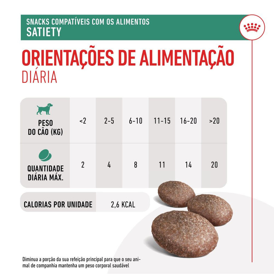 Royal Canin VET Treats Satiety - Snacks para cão adulto com excesso de peso 230g