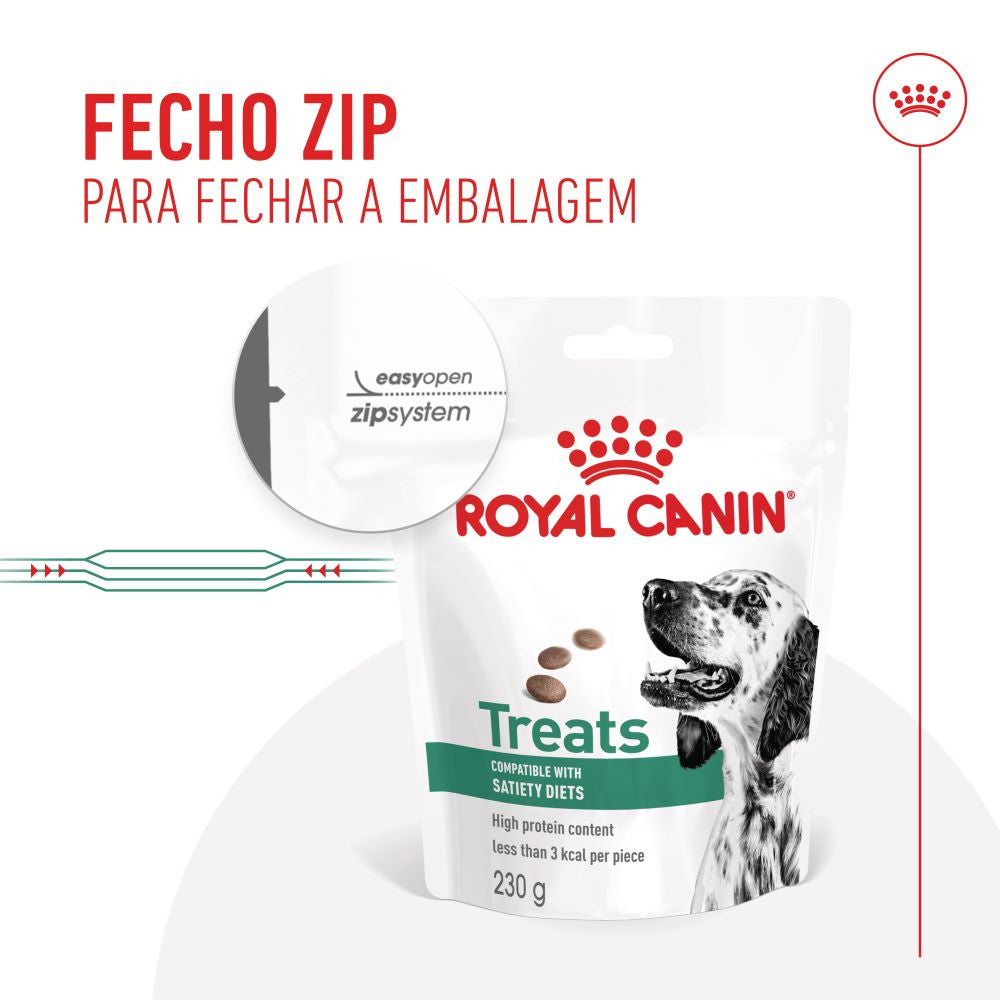 Royal Canin VET Treats Satiety - Snacks para cão adulto com excesso de peso 230g