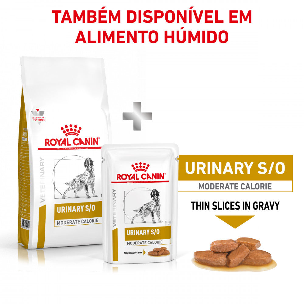 Royal Canin Vet Urinary S/O Moderate Calorie Canine - Ração seca para cão adulto com problemas urinários (com menos calorias)