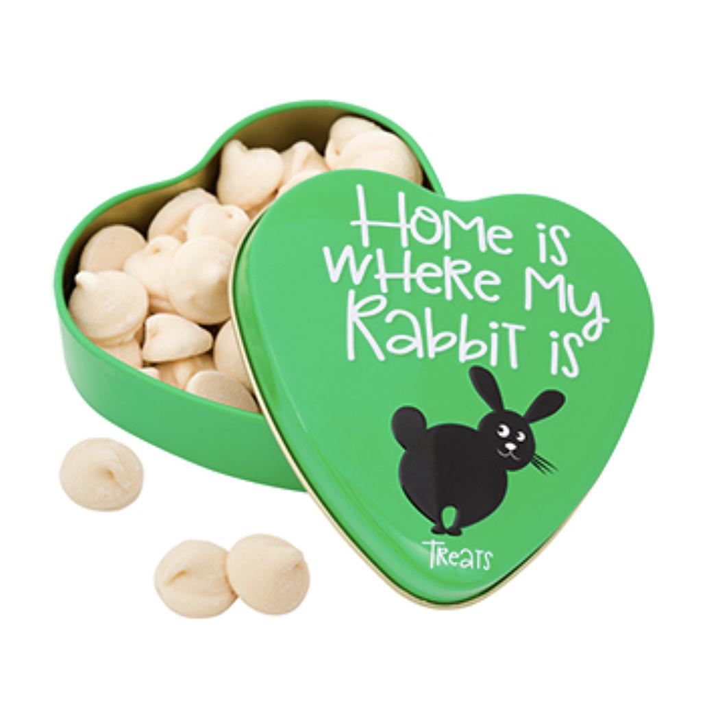 SANAL RODENT - HEART TIN "HOME IS WHERE MY RABBIT IS"