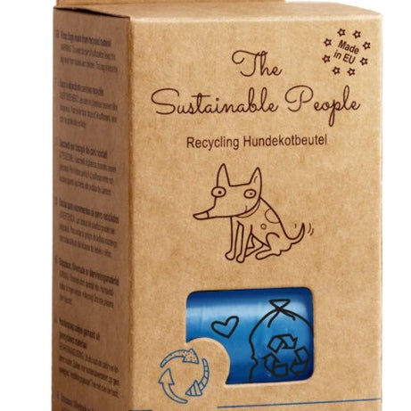 Sacos Higiénicos TSP Recycling para Dejetos Caninos – Azuis - 23 x 33 cm