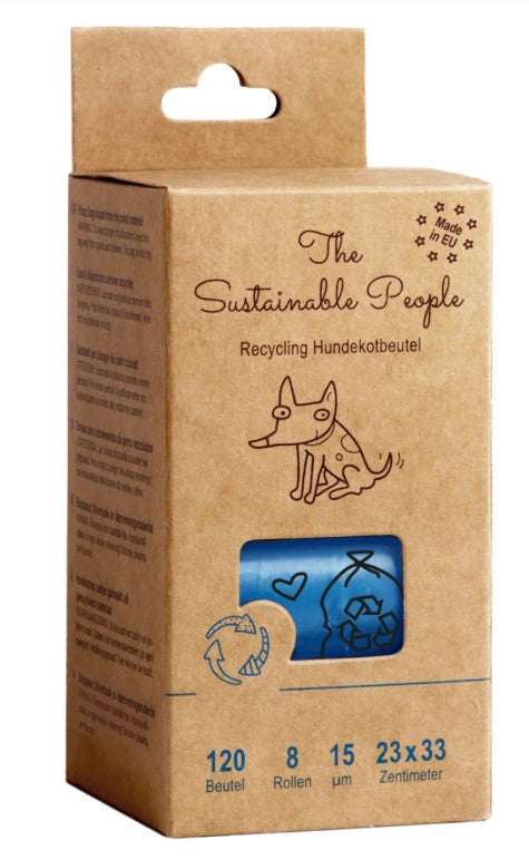 Sacos Higiénicos TSP Recycling para Dejetos Caninos – Azuis - 23 x 33 cm