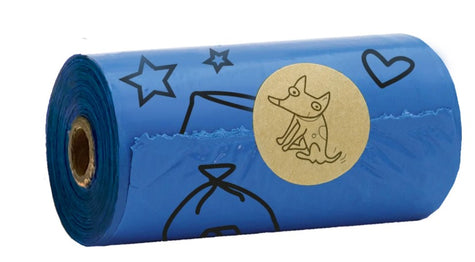 Sacos Higiénicos TSP Recycling para Dejetos Caninos – Azuis - 23 x 33 cm