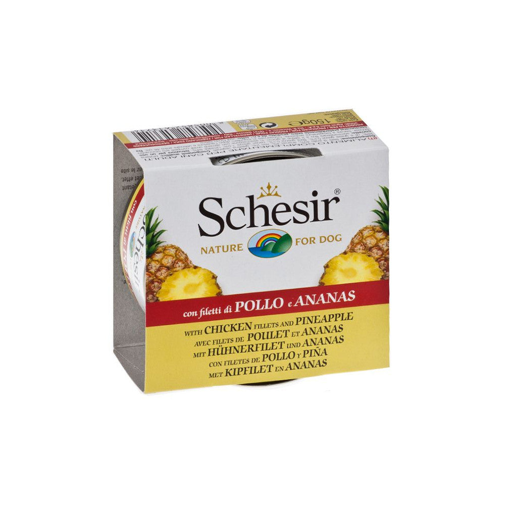 Schesir Cão Filete de Frango com Ananas em Gelatina 150 g