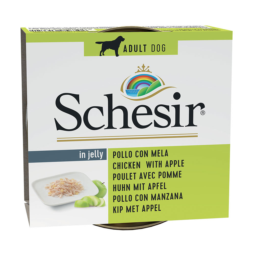 Schesir Cão Filete de Frango com Maça em Gelatina 150 g