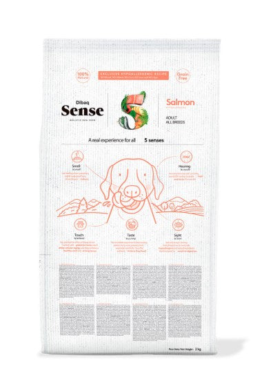 Dibaq Sense Grain Free Salmão - Ração hipoalergénica para cães de todas as raças